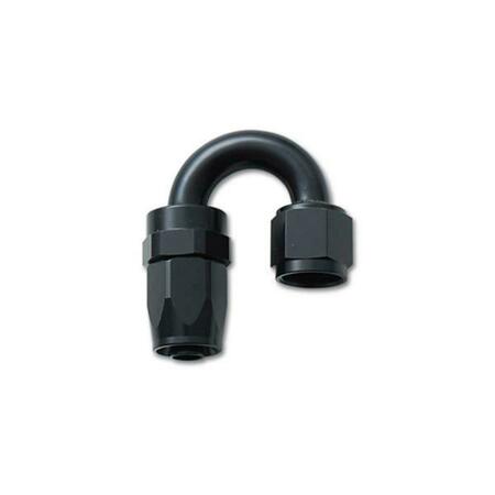 VIBRANT 180 Degree Hose End Fitting Size -8 An- Black V32-21808